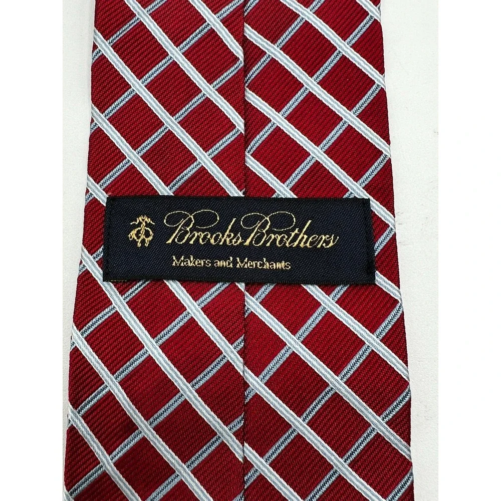 Brooks Brothers Makers and Merchants Silk Men Necktie Multicolor L:58
